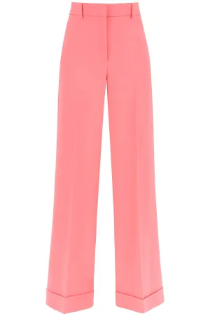 Moschino cuffed palazzo trousers in cady