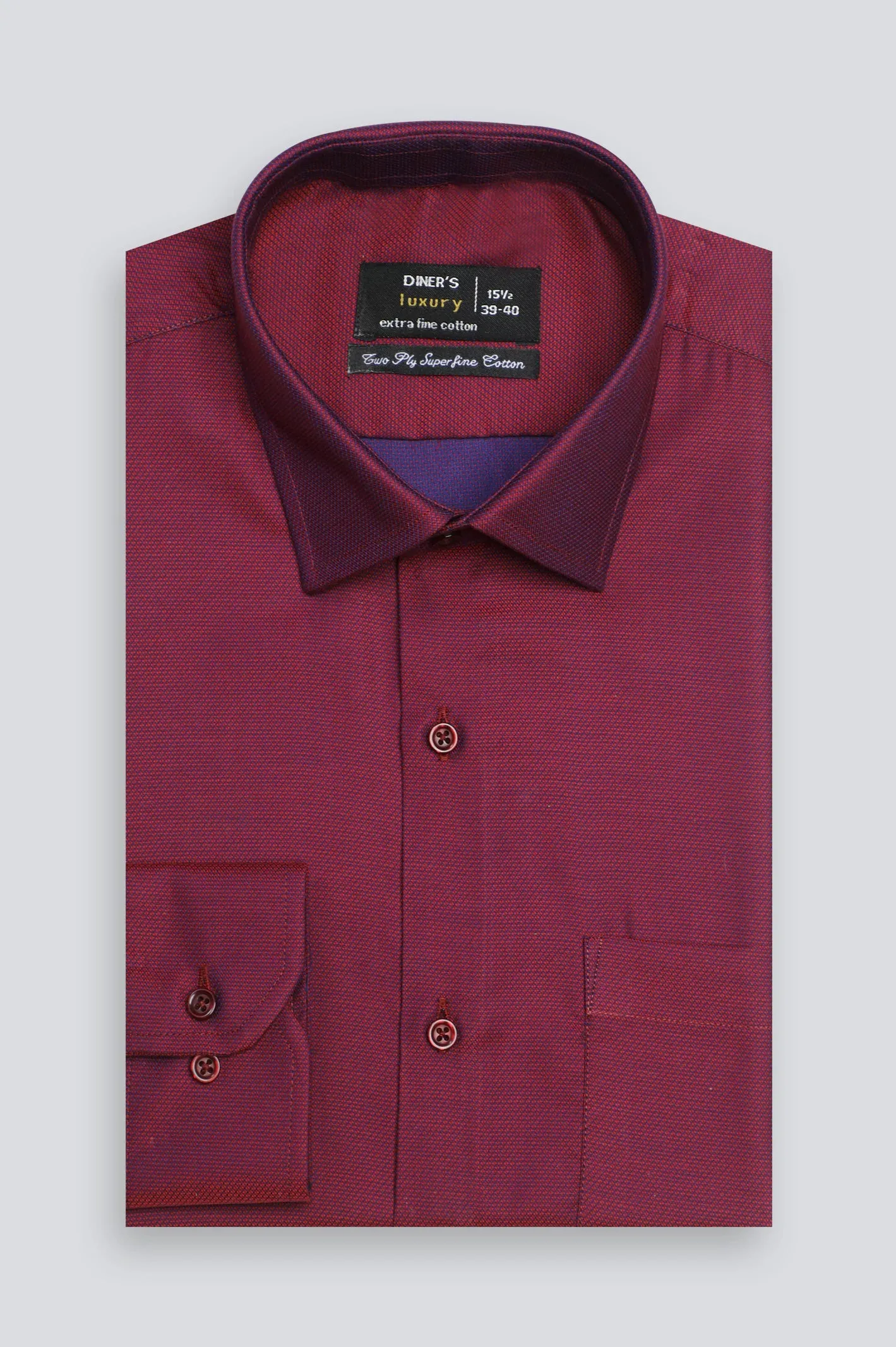 Multicolor Textured Formal Shirt