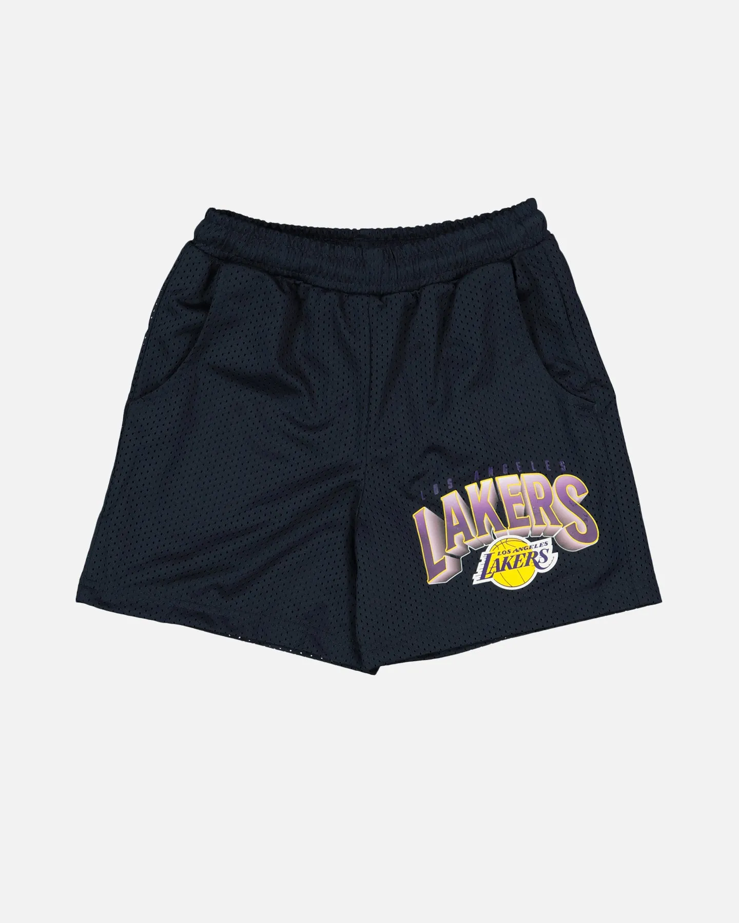 NBA Kids' Los Angeles Lakers Newark Mesh Shorts Navy