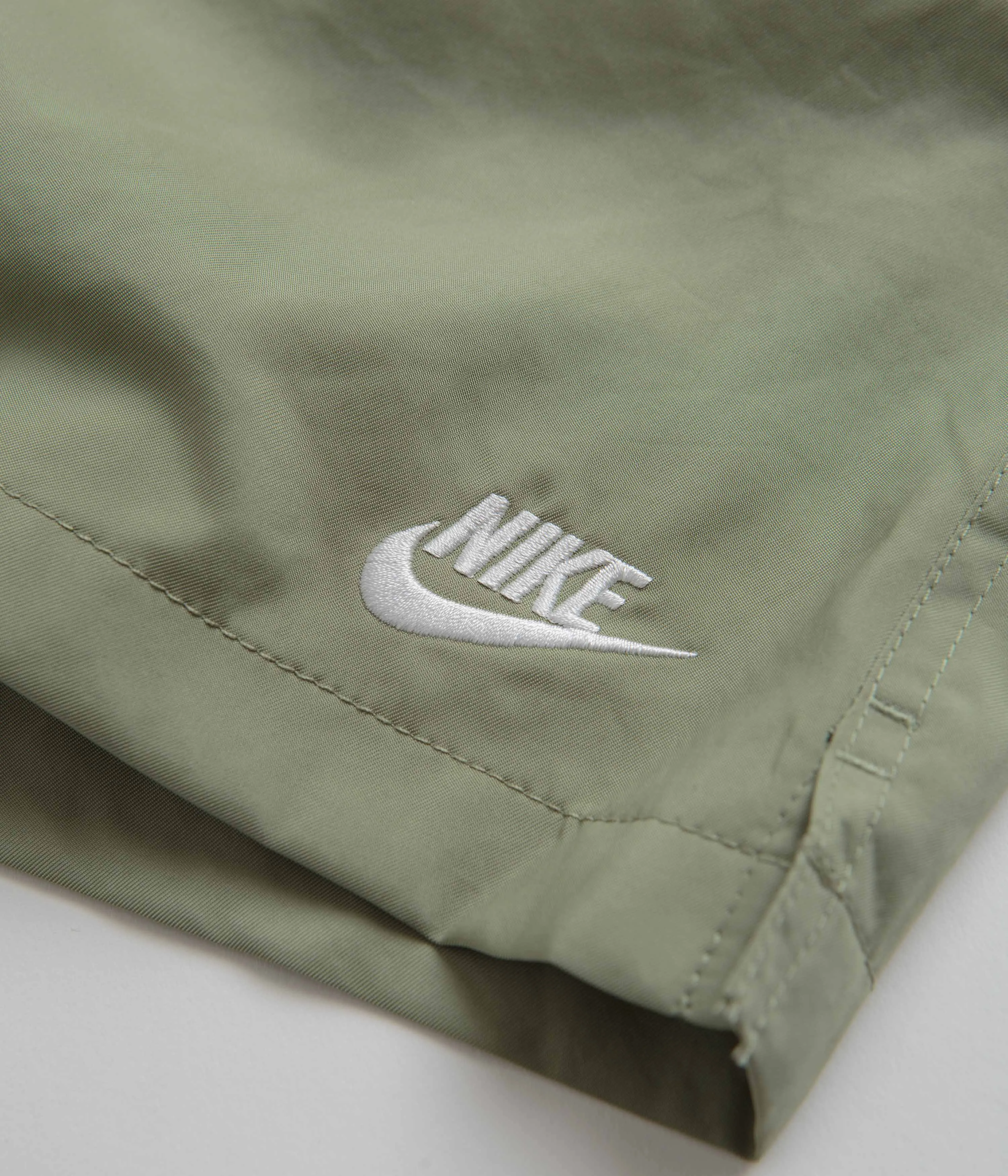 Nike Club Flow Shorts - Oil Green / White / White