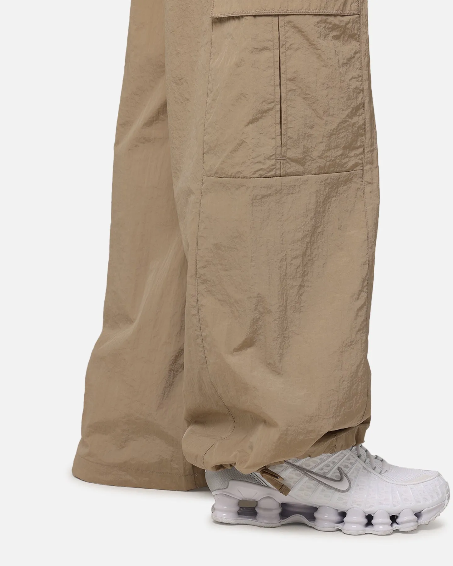 Nike Women's Sportswear High Waisted Woven Cargo Pants Khaki/Black