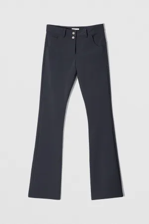 Nolan Trouser Gunmetal Stretch Tech Twill