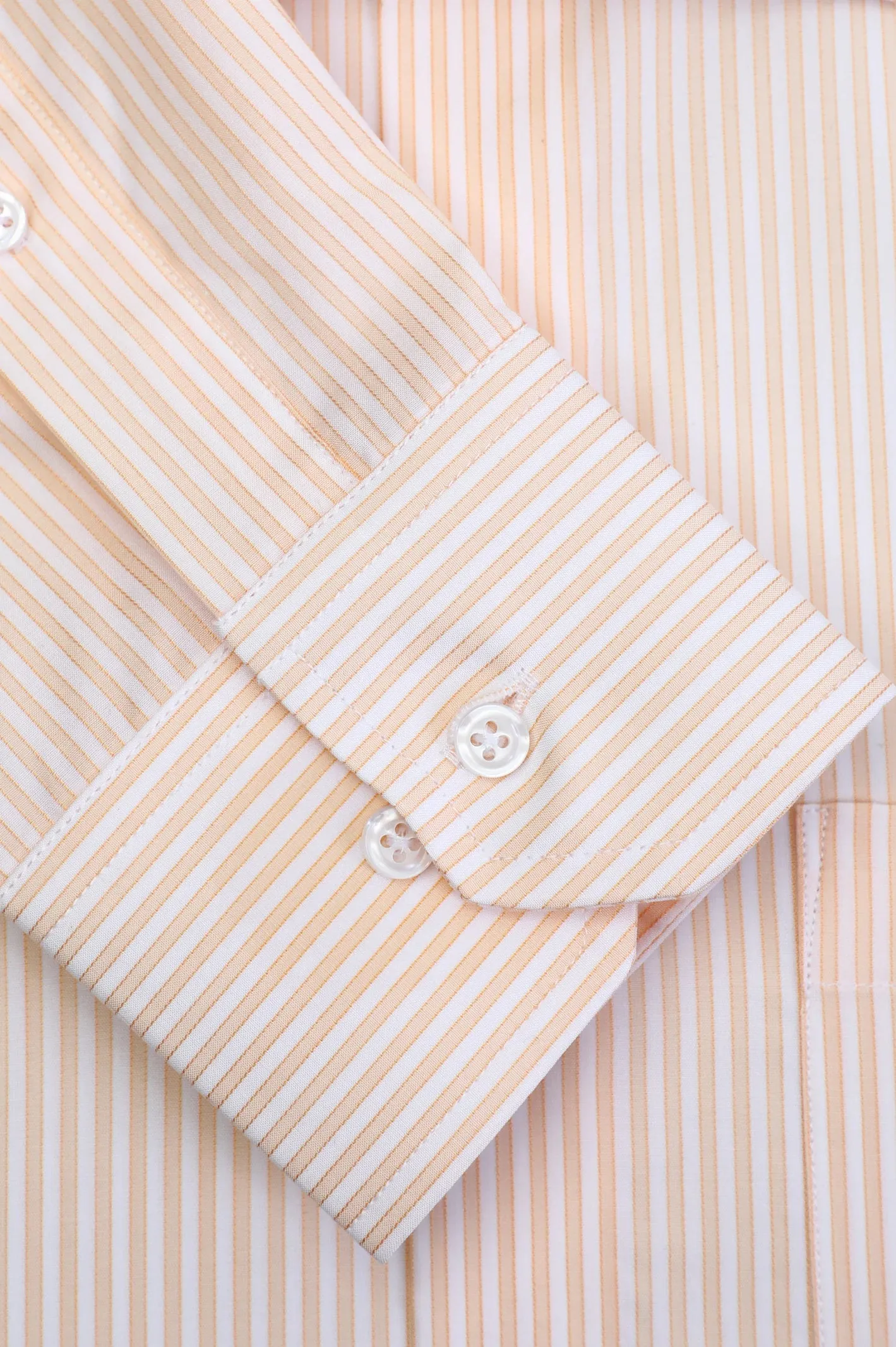 Orange Bengal Stripe Formal Shirt