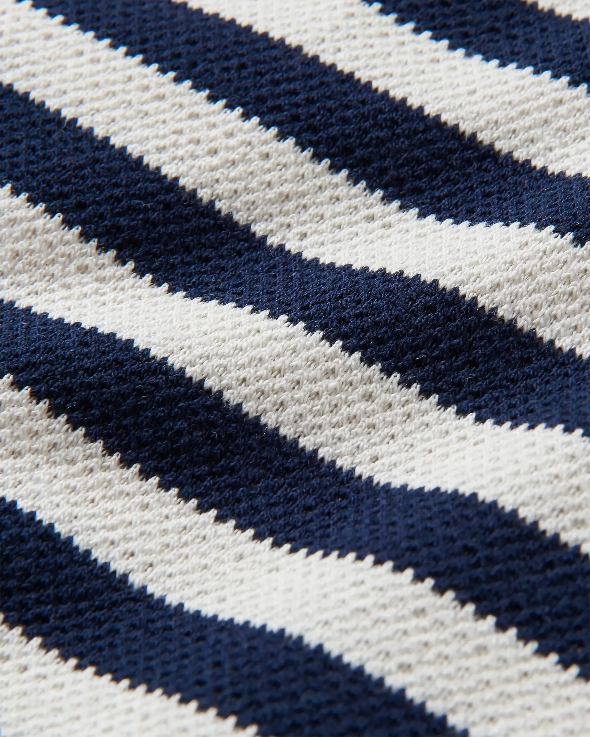 Panorama Striped LS T-Shirt - Deep Navy