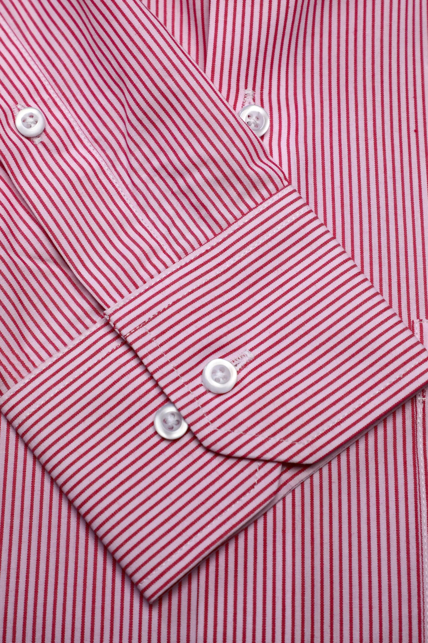 Pink Pencil Stripe Formal Shirt