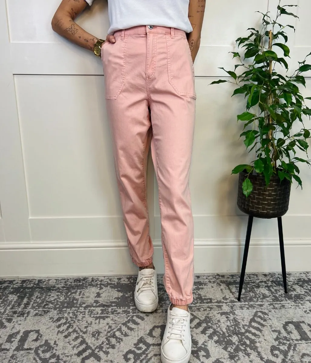 Pink Slim Fit Joggers