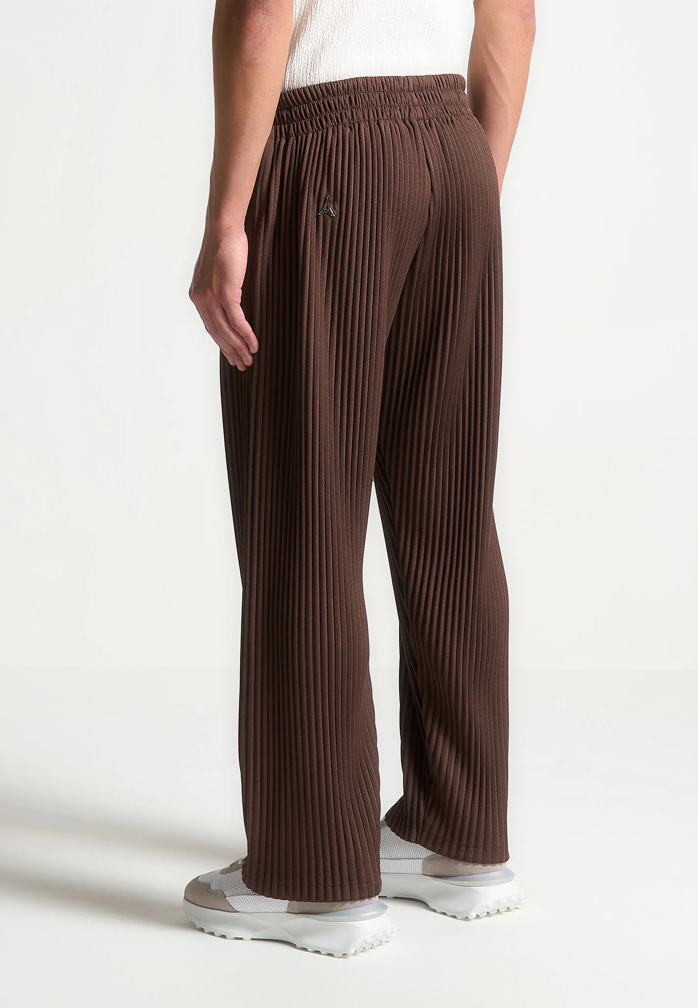 Pleated Trousers - Brown