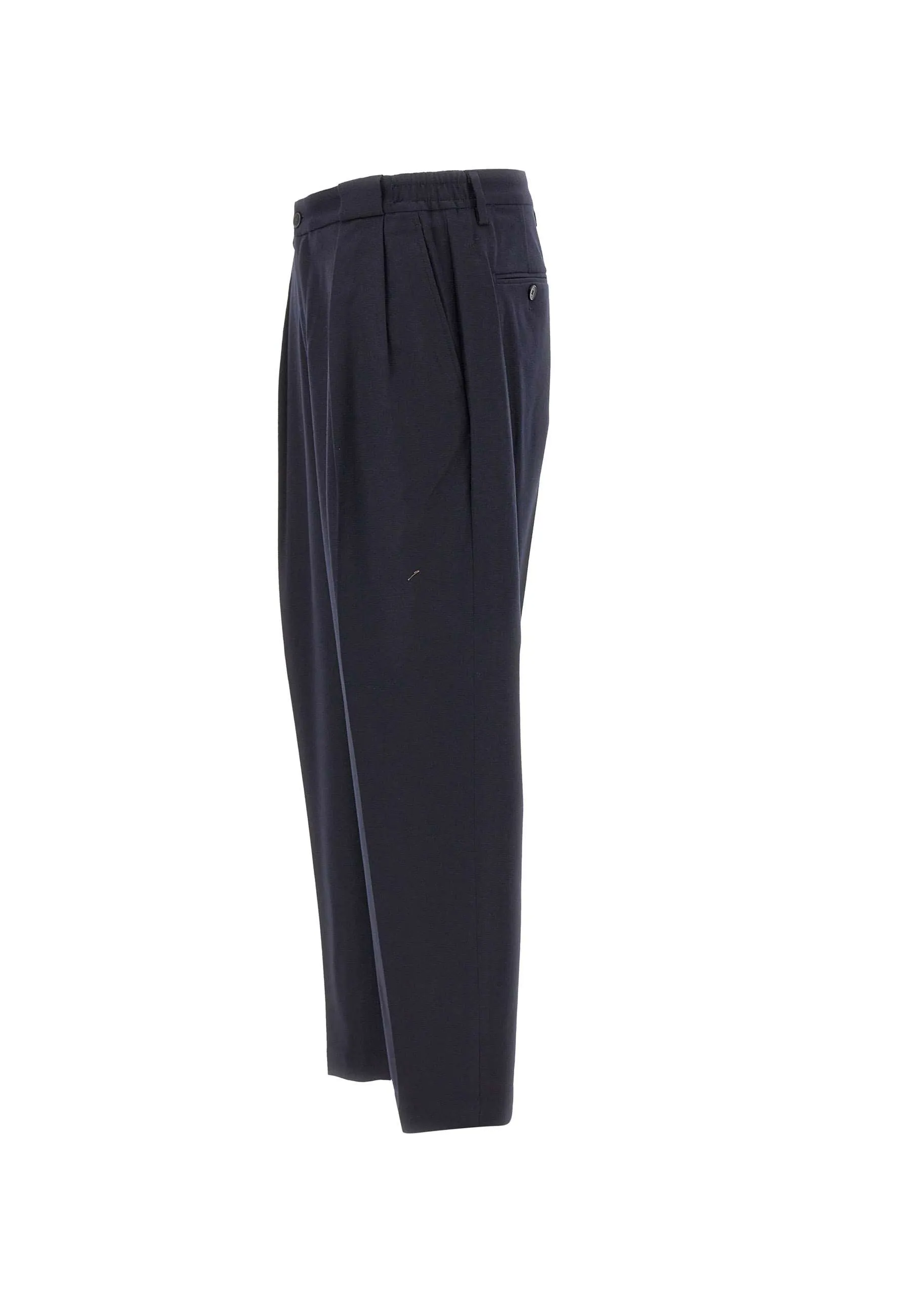 PortobelloS Navy Wool Trousers