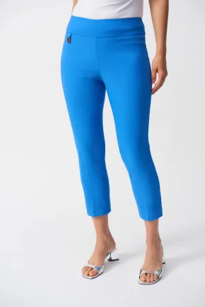 Pull On Crop Stretch Trousers <span>201536S25-COASTAL<span>