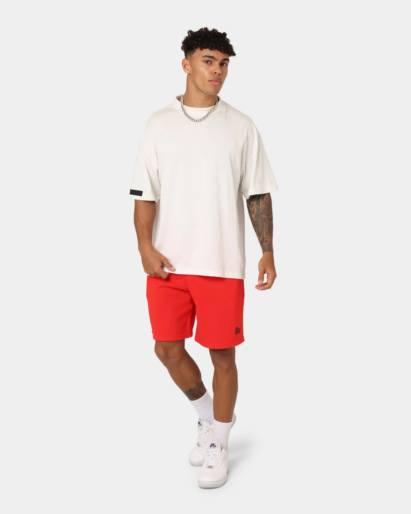 Puma X TMC Every Day Hussle Sweat Shorts High Risk Red