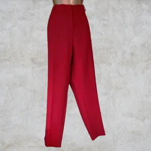 Pure Collection Red Women’s Straight Leg Regular Fit Trousers UK 18  US 14 EU 46 BNWT