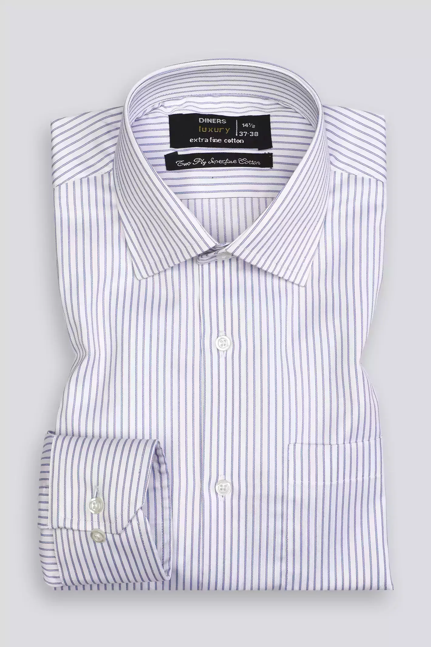 Purple Stripes Formal Shirt