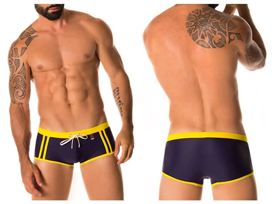 Racing Stripes Swim Trunk