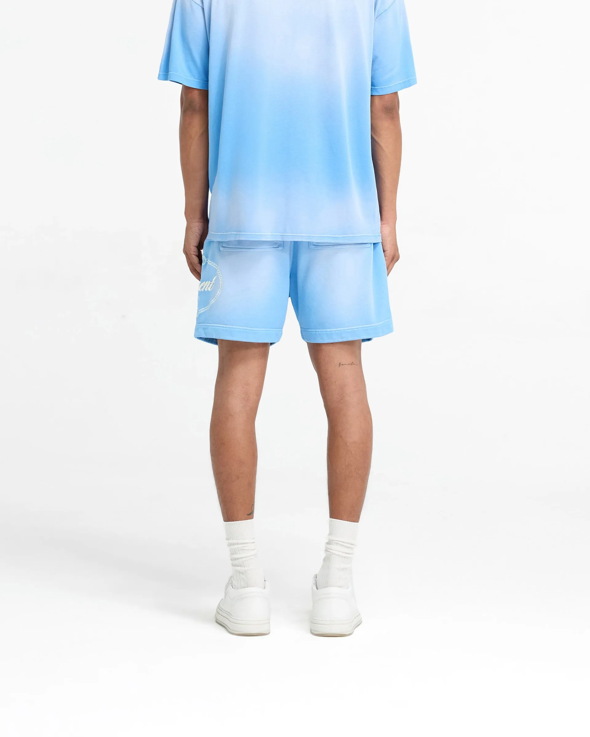 Represent X Harrods Crest Short - Cloud Blue