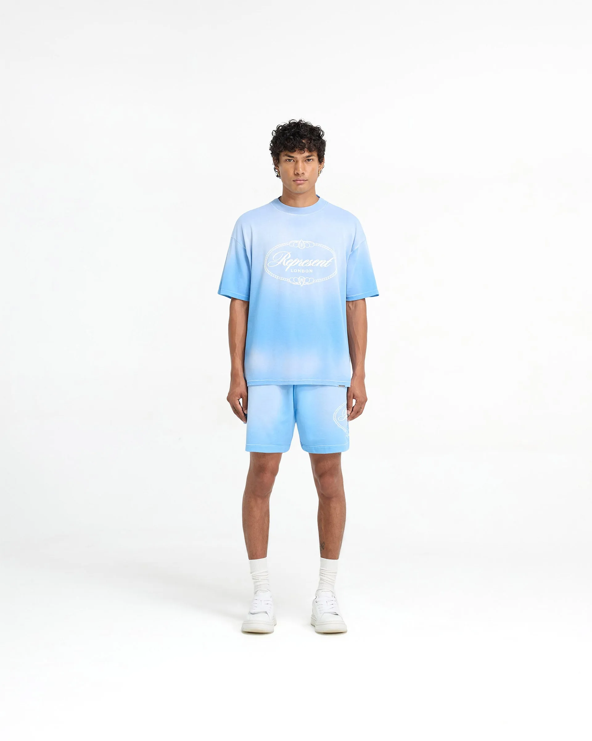 Represent X Harrods Crest Short - Cloud Blue