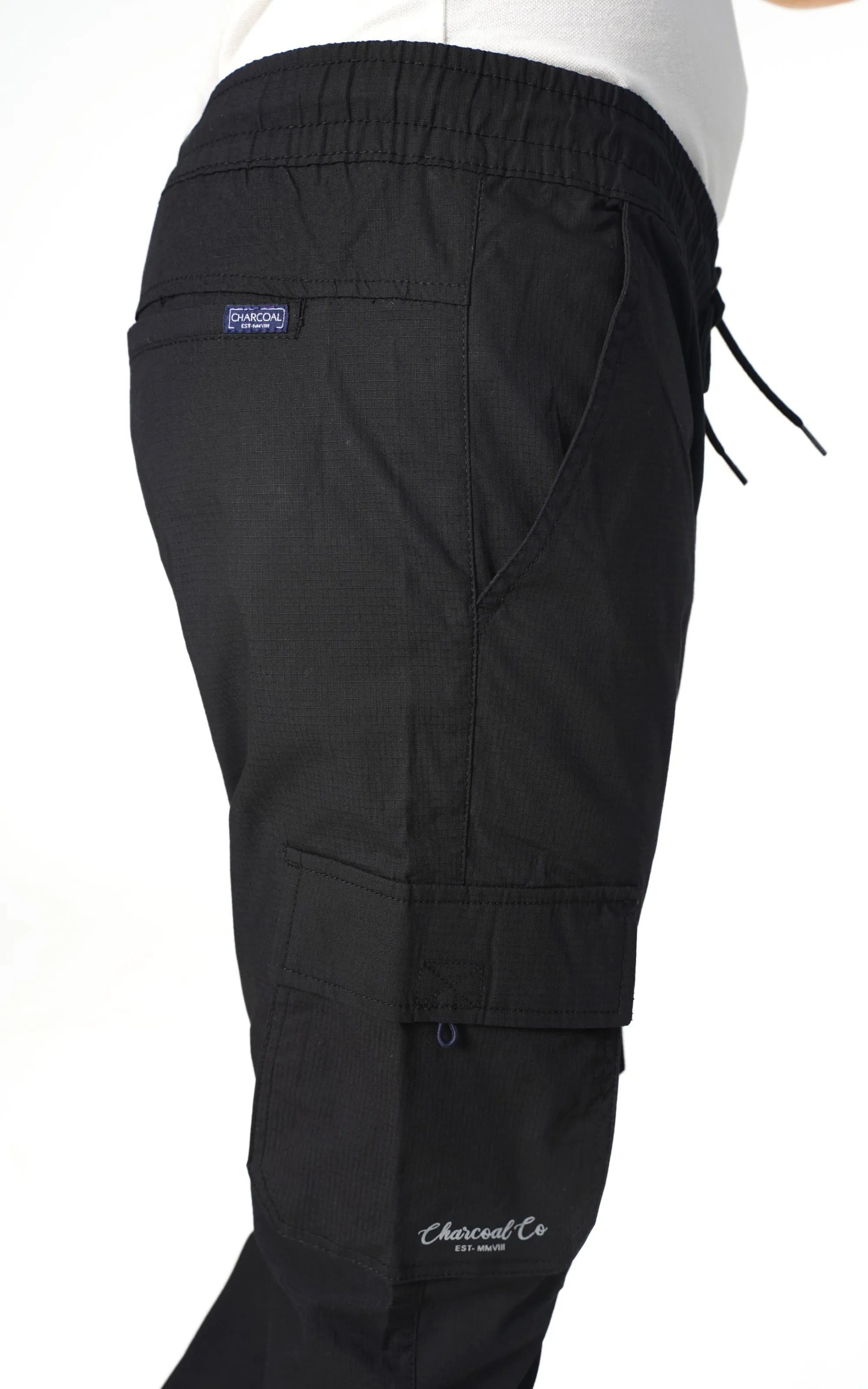 RIPSTOP CARGO JOGGER TROUSER BLACK