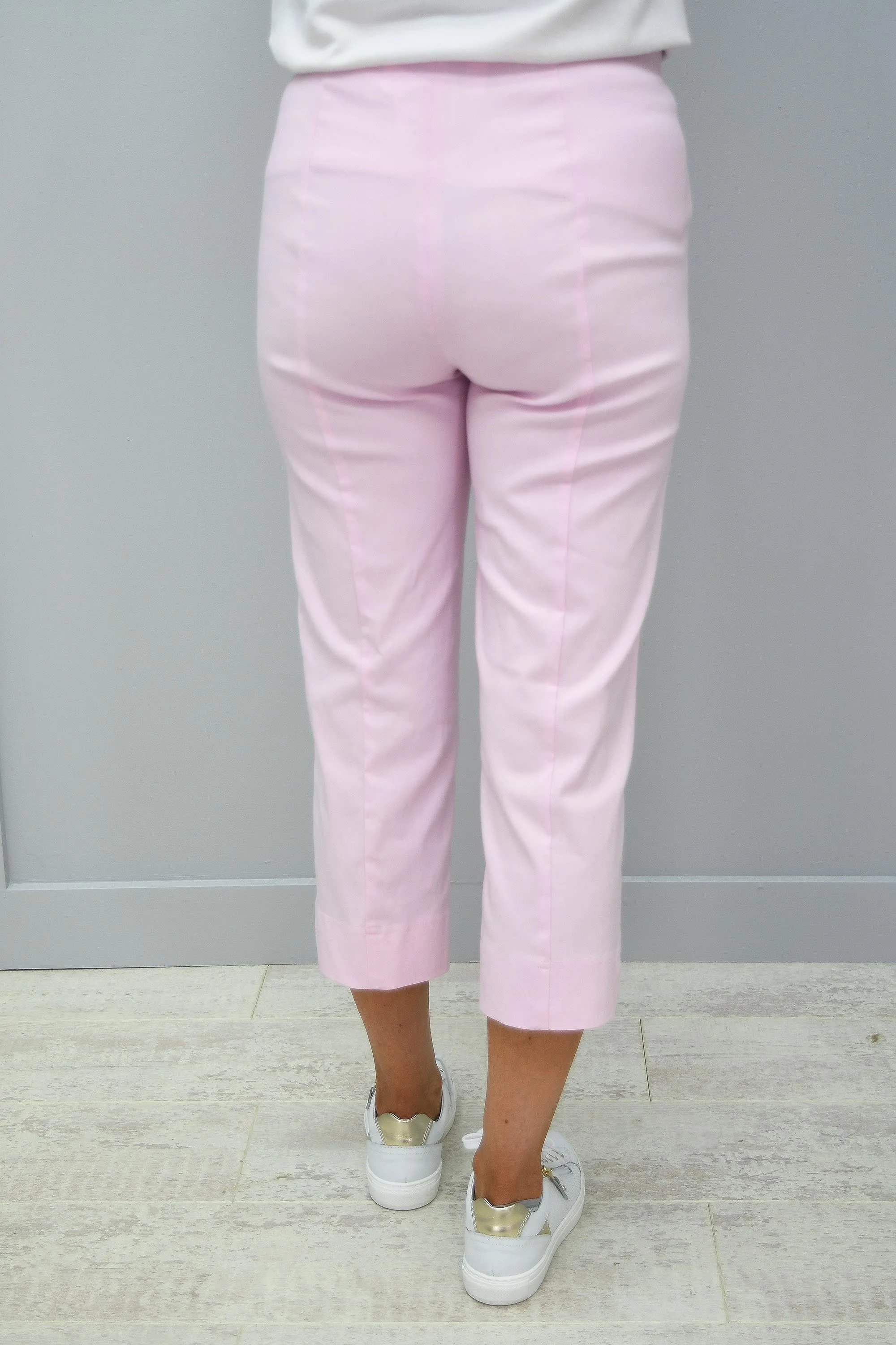 Robell Marie Ballet Slipper Pink Cropped Trousers - 51576 5499 410/241