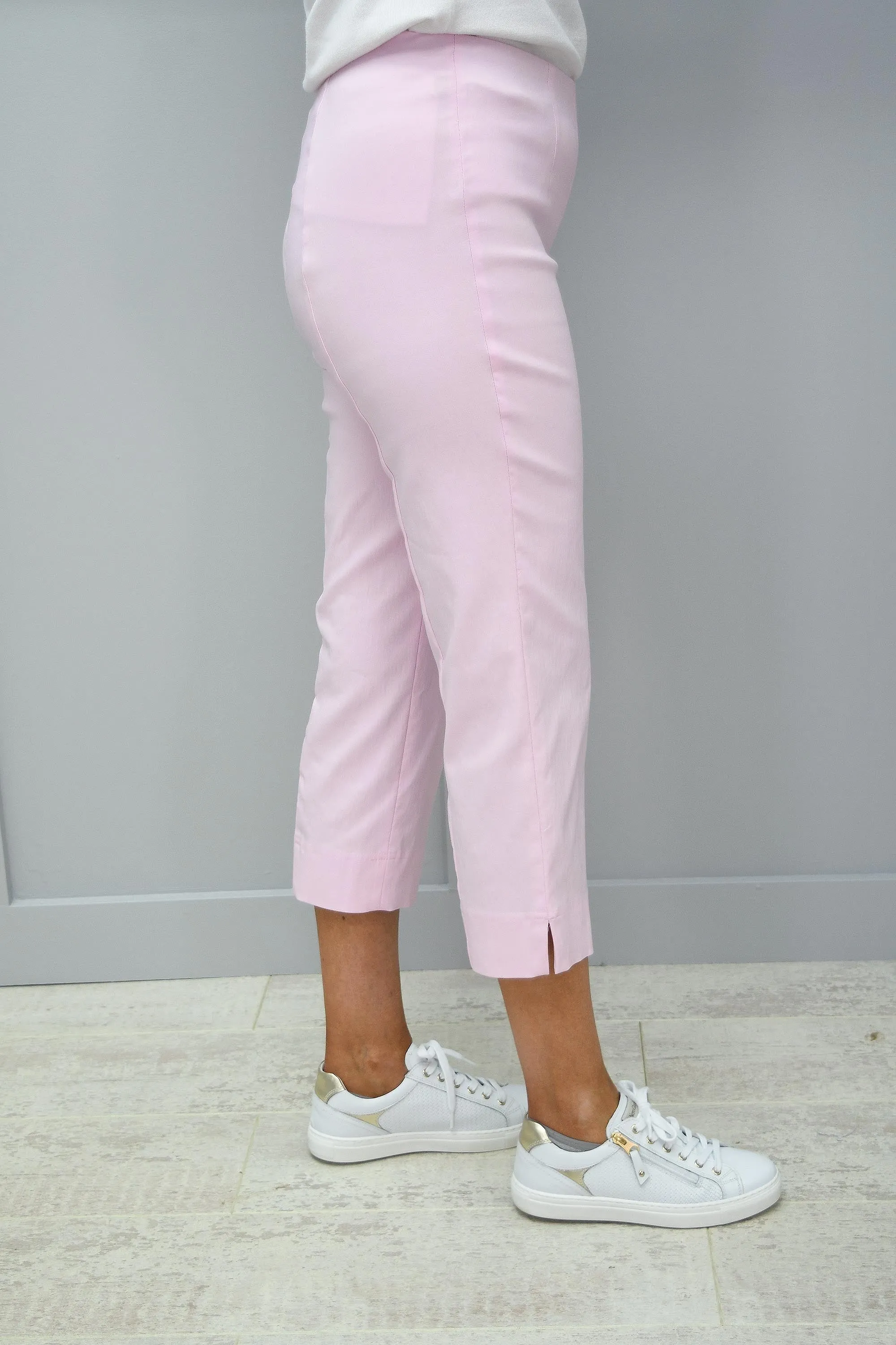 Robell Marie Ballet Slipper Pink Cropped Trousers - 51576 5499 410/241