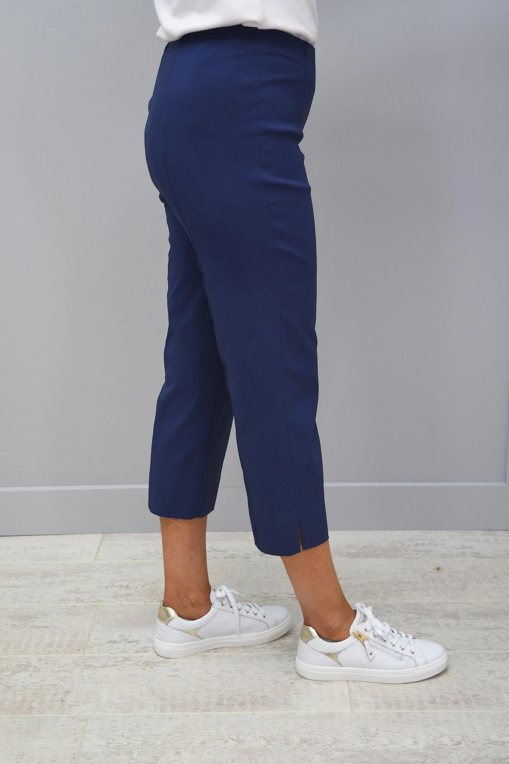 Robell Marie Cropped Trousers Air Force Blue - 51576 5499 68