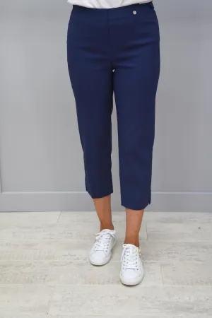 Robell Marie Cropped Trousers Air Force Blue - 51576 5499 68