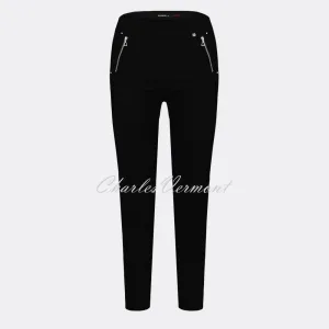 Robell Nena 09 – 7/8 Cropped Trouser 52490-5499-90 (Black)