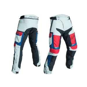 RST Pro Series Adventure III Waterproof Textile Trousers- Ice / Blue