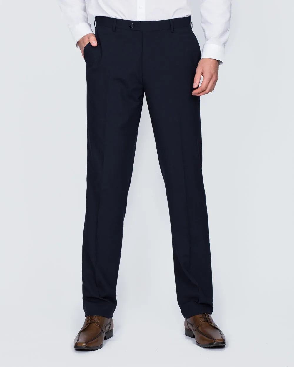 Skopes Regular Fit Wool Tall Suit (navy)