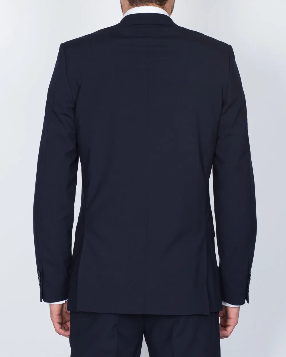 Skopes Regular Fit Wool Tall Suit (navy)