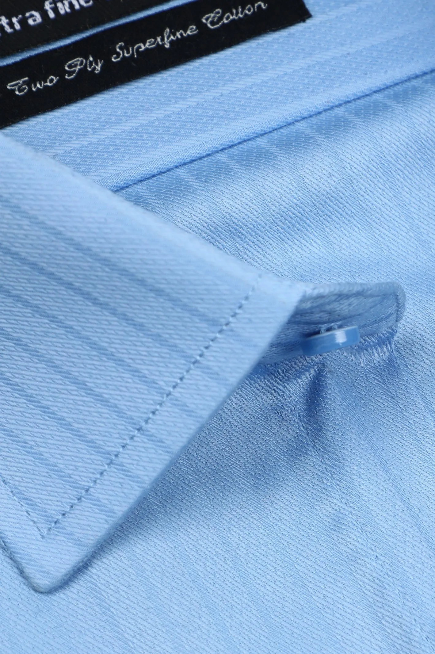 Sky Blue Pinstripe Formal Shirt