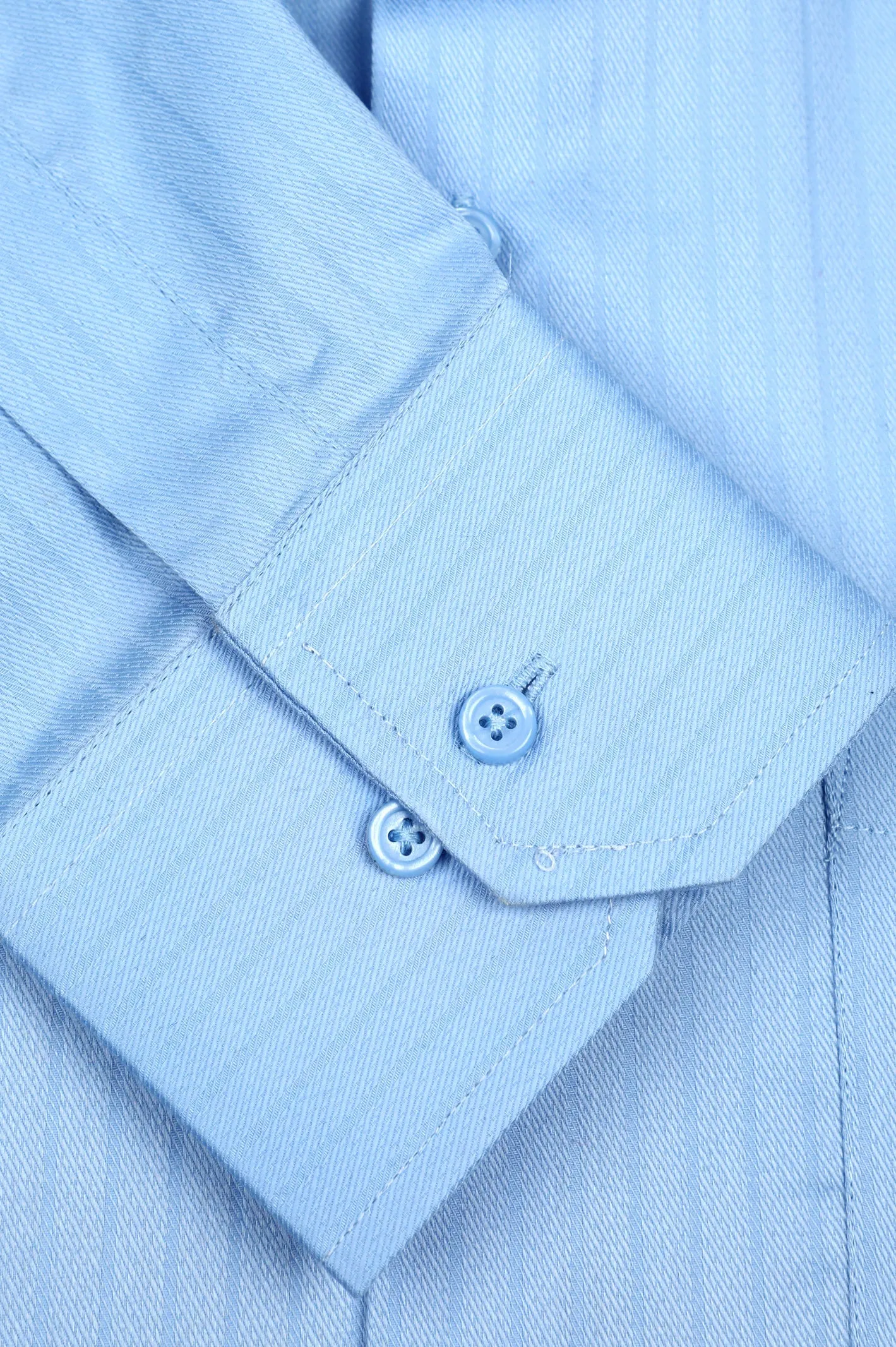 Sky Blue Pinstripe Formal Shirt