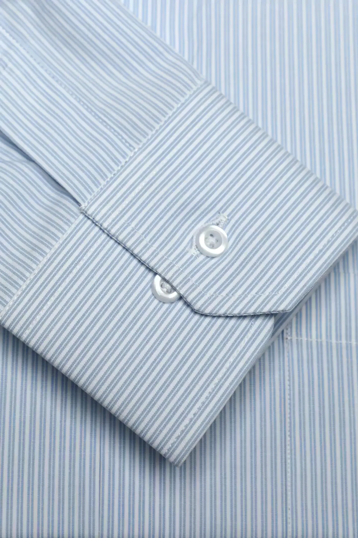 Sky Blue Shadow Stripes Formal Shirt