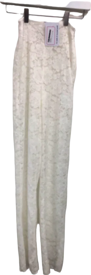 SLA The Label White Lace Trousers UK XS