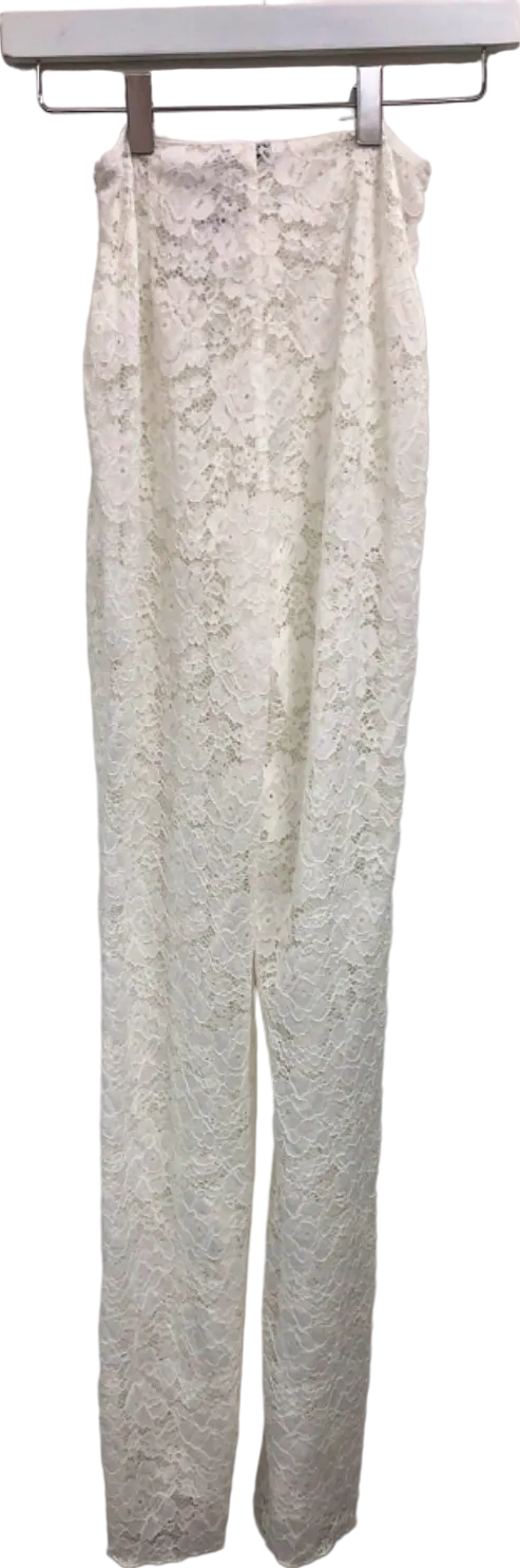 SLA The Label White Lace Trousers UK XS