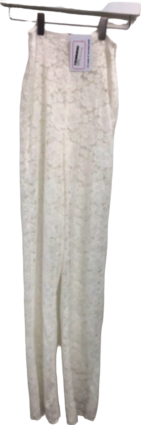 SLA The Label White Lace Trousers UK XS