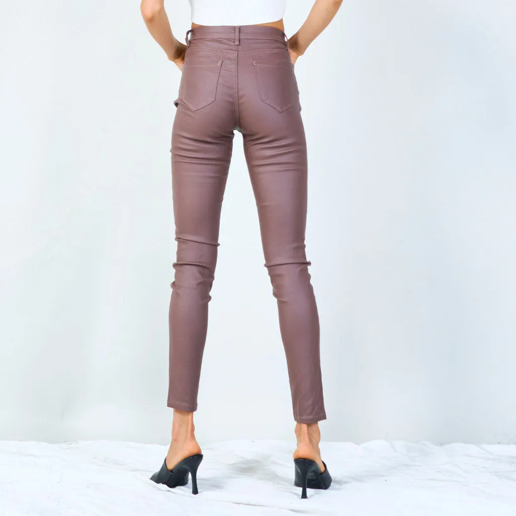 Sleek skinny jeans with five pockets wholesale