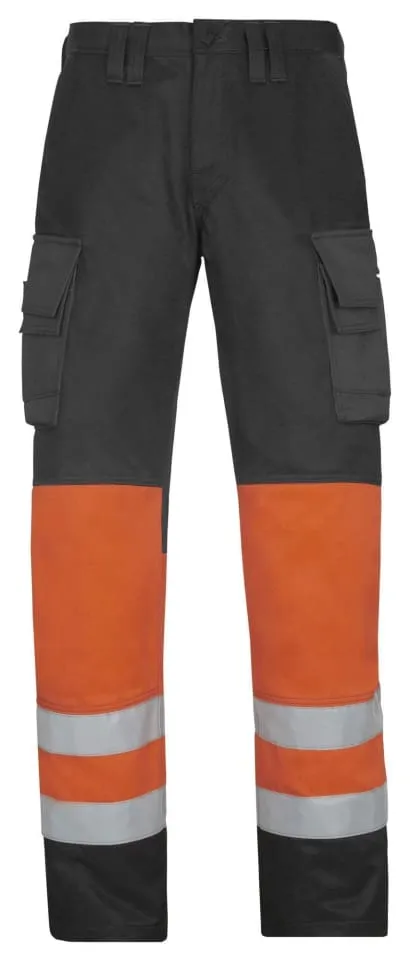 Snickers 3833 loose fit High Visibility Work Trousers