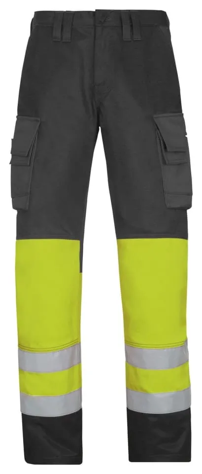 Snickers 3833 loose fit High Visibility Work Trousers