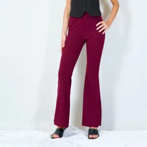 Stylish high-waisted flared pants wholesale