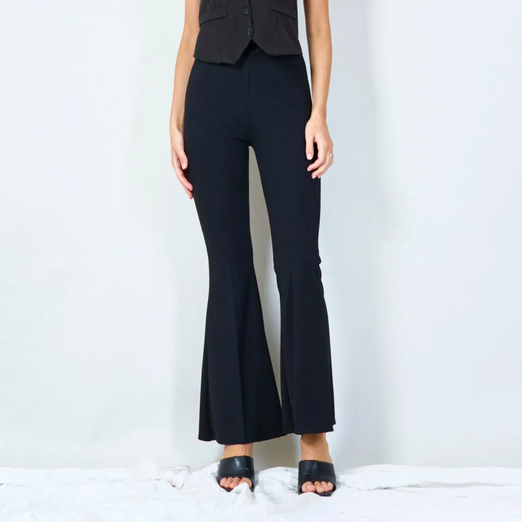 Stylish high-waisted flared pants wholesale