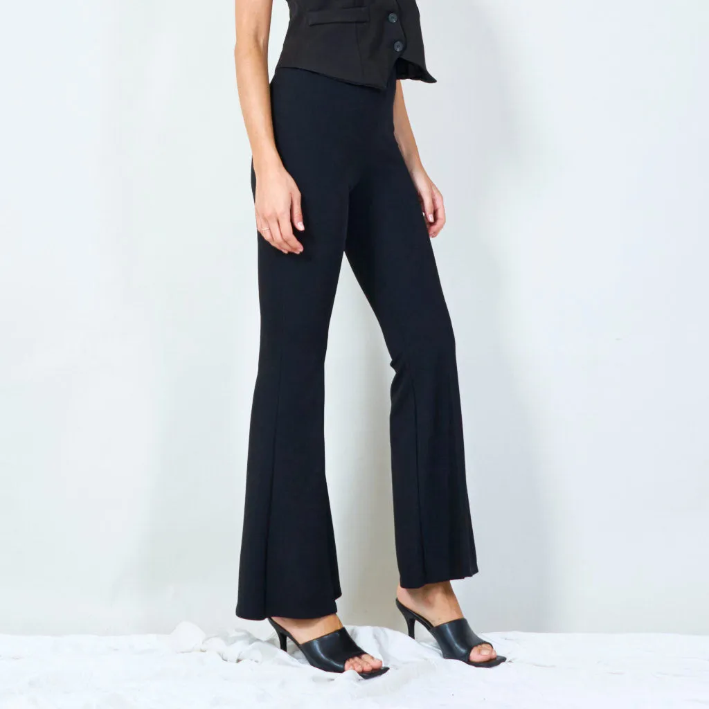 Stylish high-waisted flared pants wholesale