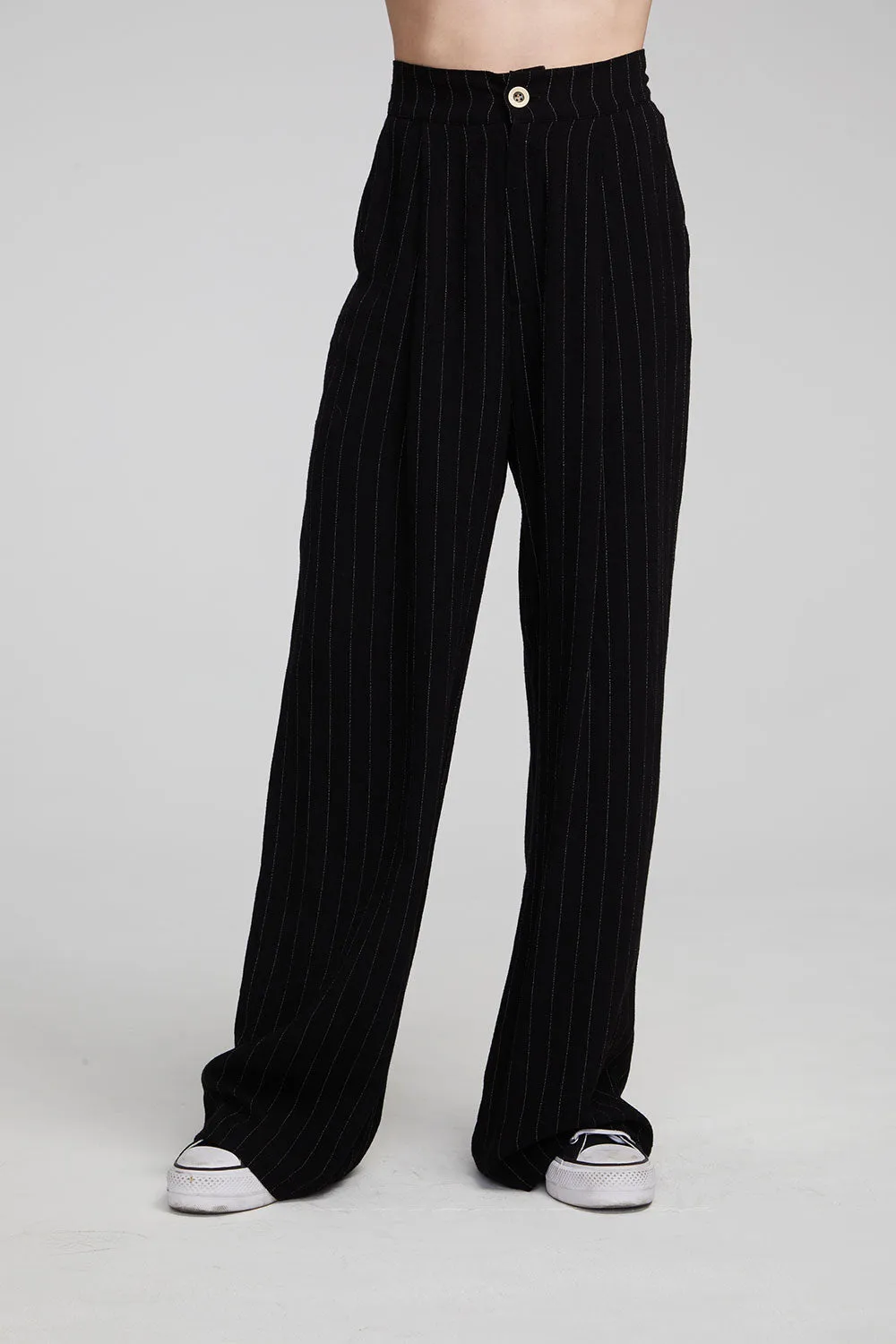 Theo Beverly Pinstripe Trousers