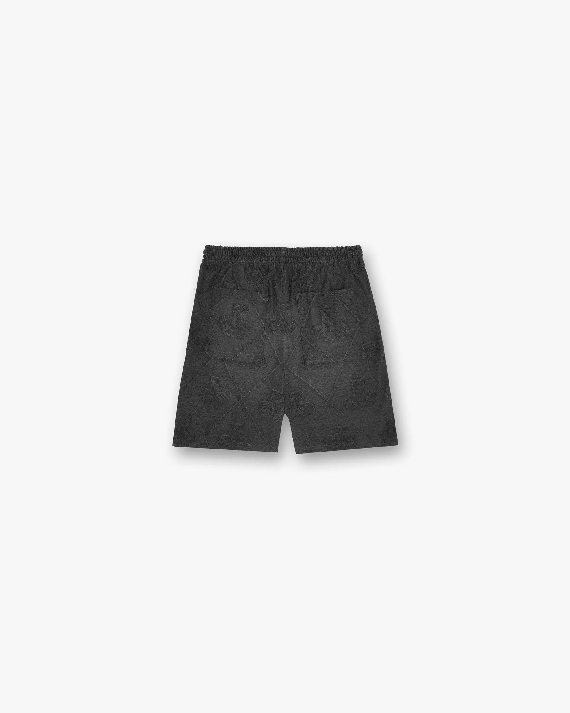 Towelling Short - Jet Black