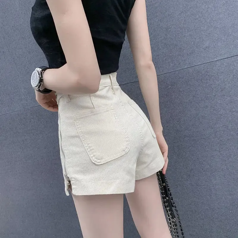 Y2K High Waist Denim Shorts Korean Style