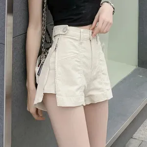 Y2K High Waist Denim Shorts Korean Style